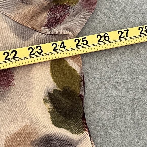 Softwear Mark Singer 2 Piece Cardigan Set Sz XL Multi Color Floral Slinky Work - Picture 10 of 15